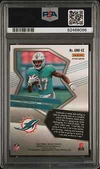2022 Panini Mosaic Autographs No Huddle Anhee Erik Ezukanma PSA 10