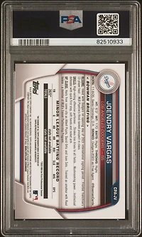 2023 Bowman Chrome Prospect Autographs Cpajv Joendry Vargas PSA 10