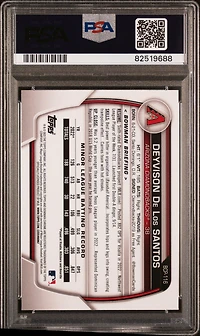 2023 Bowman Mega Box Chrome 116 Deyvison De Los Santos PSA 10