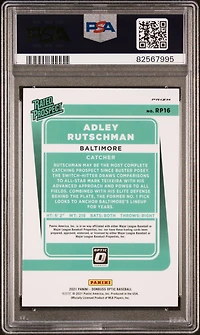 2021 Panini Donruss Optic Rated Prospect Rp16 Adley Rutschman PSA 9