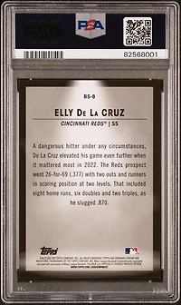 2023 Bowman Spotlights Bs8 Elly De La Cruz Atomic Refractor PSA 10