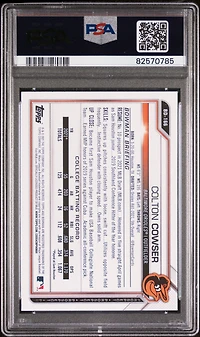 2021 Bowman Draft Bd166 Colton Cowser PSA 9