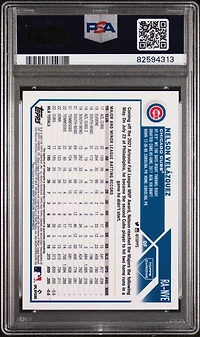 2023 Topps Chrome Rookie Autograph Ranve Nelson Velazquez Green Refractor PSA 10