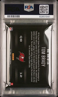 2021 Panini Illusions Holoheroes Hhtb-15 Tom Brady PSA 9