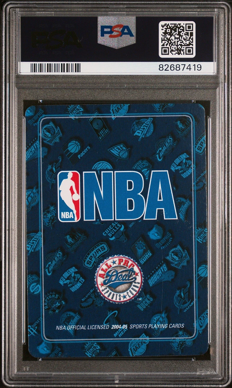 2004 All Pro Deal Playing Cards  Lebron James PSA 9