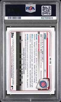 2020 Bowman Draft Bd105 Luke Little Chrome PSA 9