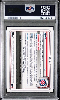 2020 Bowman Draft Bd105 Luke Little Chrome PSA 9