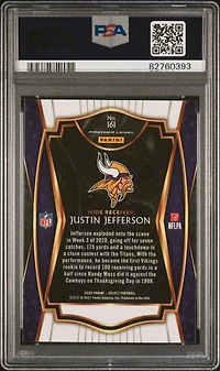 2020 Panini Select Justin Jefferson PSA 10