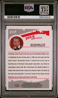 2005 Topps Chrome 217 Jay-z PSA 9