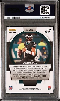 2023 Panini Mosaic Men Of Mastery Mm2 Jalen Hurts Silver PSA 10