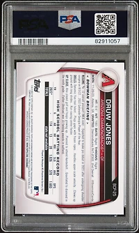 2023 Bowman Mega Box Chrome 25 Druw Jones PSA 10
