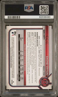 2022 Bowman Chrome 71 Shohei Ohtani PSA 10