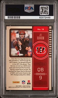 2023 Panini Legacy 18 Joe Burrow PSA 10