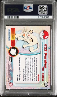 1999 Topps Pokemon Tv 53 Persian PSA 10