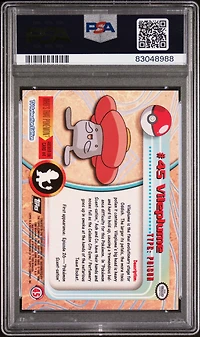 1999 Topps Pokemon Tv 45 Vileplume Foil PSA 9