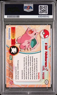 1999 Topps Pokemon Tv 32 Nidoran PSA 8
