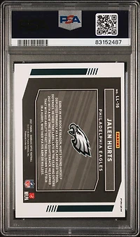 2021 Panini Donruss Optic Legendary Logos Ll16 Jalen Hurts PSA 10