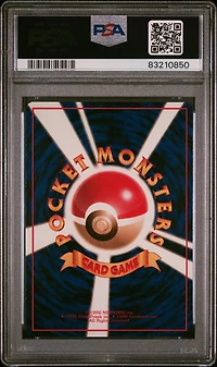 1998 Pokemon Japanese Vending 24 Arbok Series Iii PSA 10