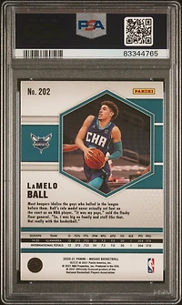 2020 Panini Mosaic 202 Lamelo Ball PSA 10