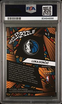 2022 Panini Mosaic Razzle Dazzle 3 Luka Doncic PSA 9