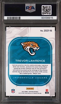 2021 Panini Certified 2021 16 Trevor Lawrence PSA 10