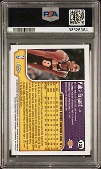 1999 Topps Chrome 125 Kobe Bryant PSA 9