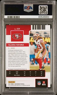 2021 Panini Contenders 225 Talanoa Hufanga Autograph PSA 9