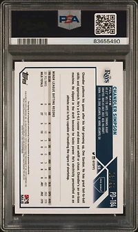 2023 Topps Pro Debut Pd184 Chandler Simpson Autograph-green Foil PSA 9