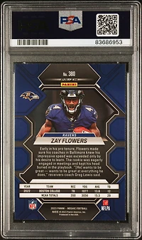 2023 Panini Mosaic 380 Zay Flowers PSA 10