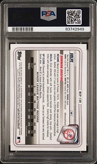2020 Bowman Chrome Sapphire Edition Bcp139 Anthony Volpe PSA