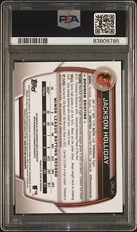 2023 Bowman Chrome Prospect Autographs Cpajh Jackson Holliday PSA 10