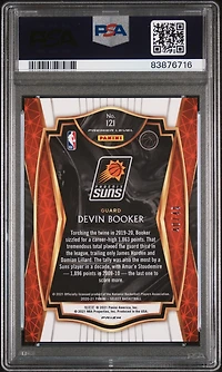 2020 Panini Select 121 Devin Booker Red Disco Prizm PSA 10