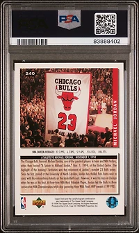 1994 Collector's Choice 240 Michael Jordan PSA 10
