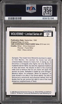 1990 Marvel Universe 133 Wolverine PSA 10