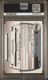 2023 Bowman Chrome Prospect Autographs Cpabg Brailer Guerrero PSA 9