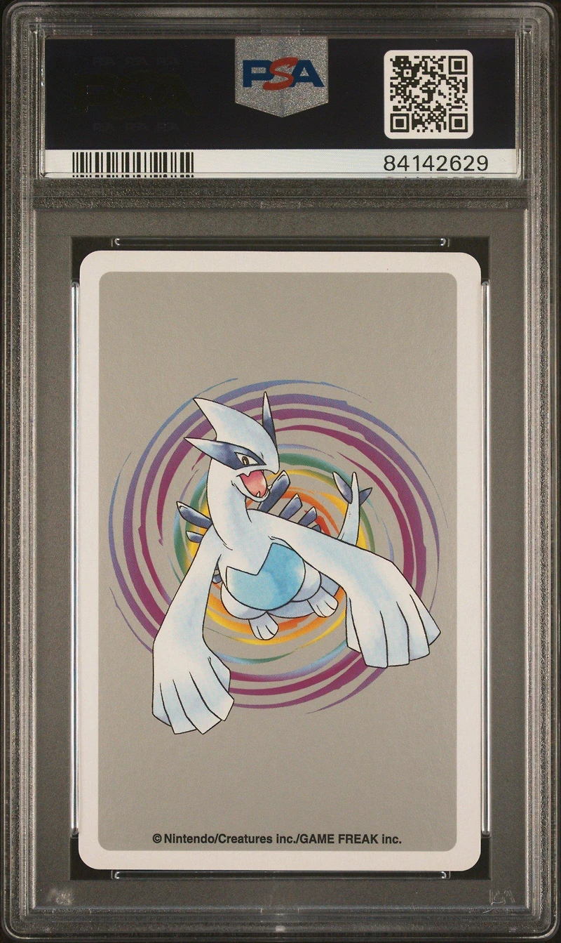 2000 Pokemon Silver Version Playing Cards 143 Snorlax 8 Of Spades PSA 10