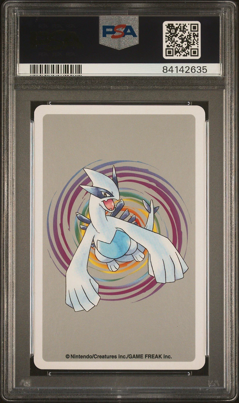 2000 Pokemon Silver Version Playing Cards 249 Lugia Ace Of Spades PSA 10