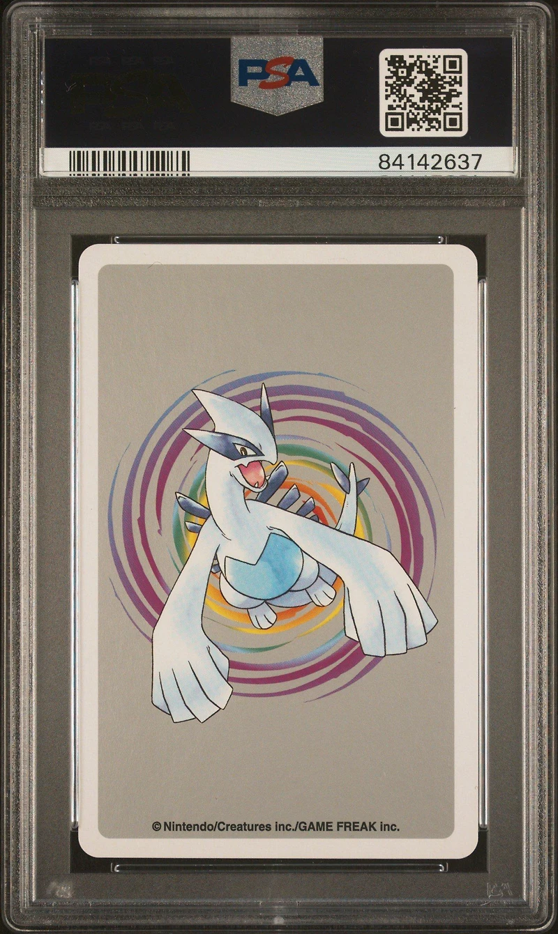 2000 Pokemon Silver Version Playing Cards 152 Chikorita Ace Of Clubs PSA 10