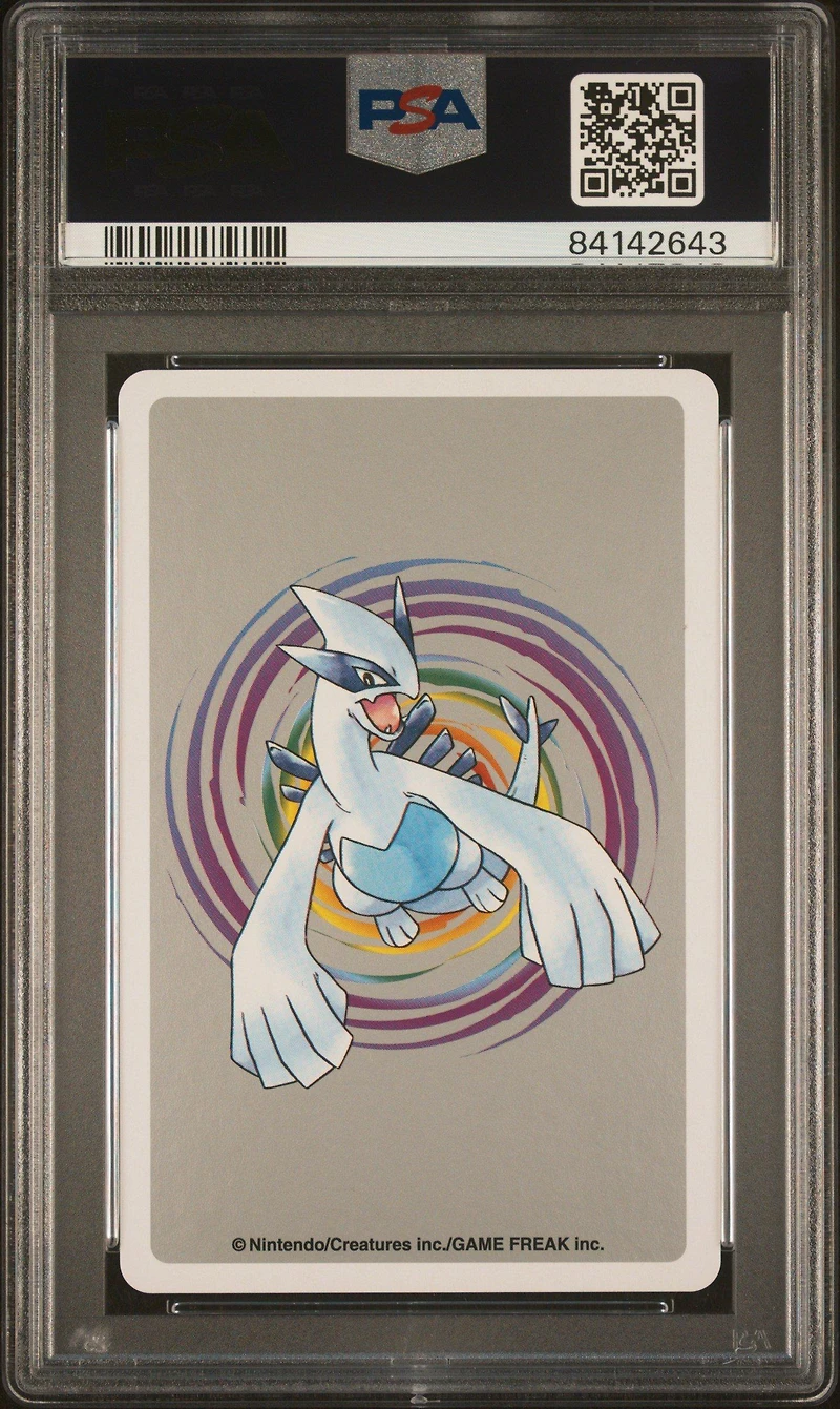 2000 Pokemon Silver Version Playing Cards 160c Feraligatr 5 Of Hearts PSA 10