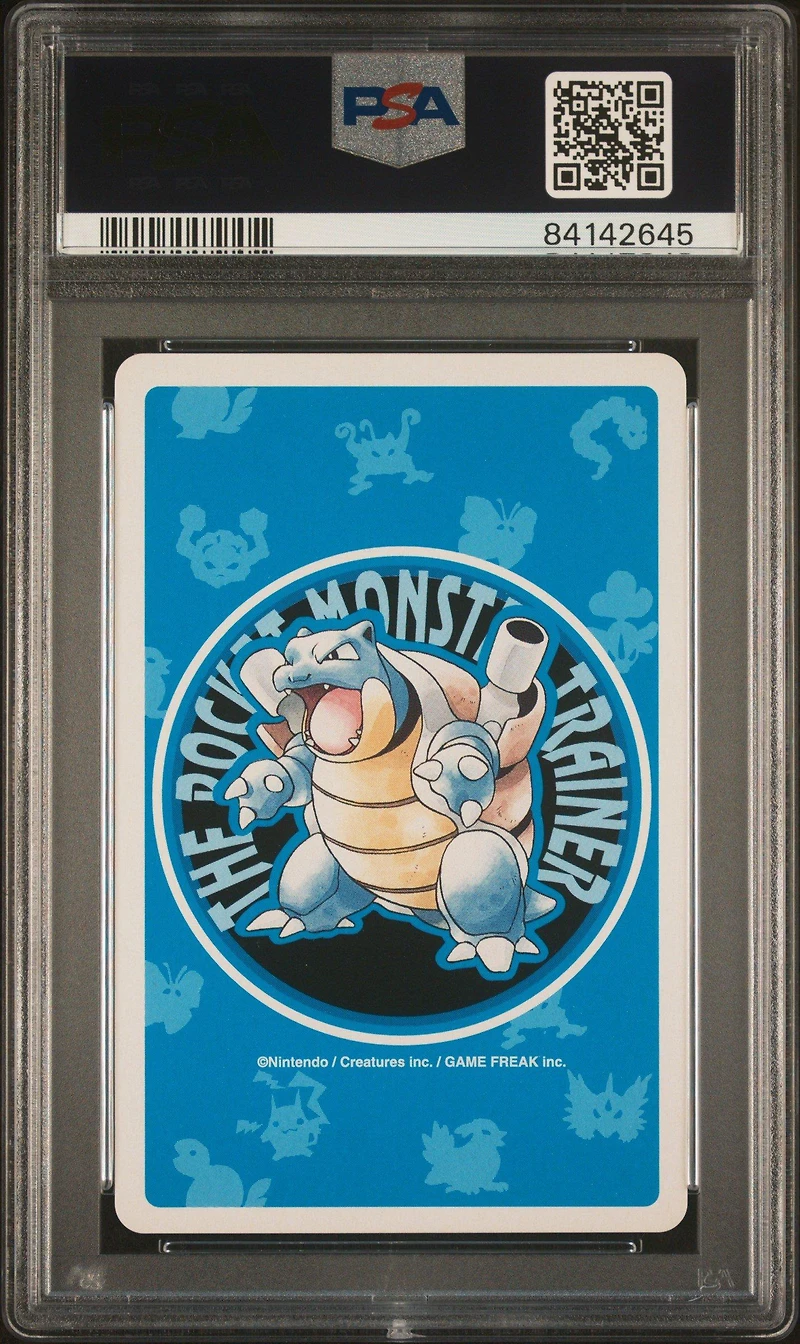 1998 Pokemon Blue Version Playing Cards 038 Ninetales King Of Clubs PSA 10