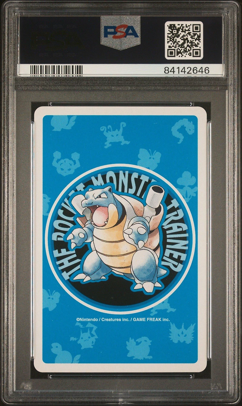 1998 Pokemon Blue Version Playing Cards 113 Chansey 7 Of Diamonds PSA 10