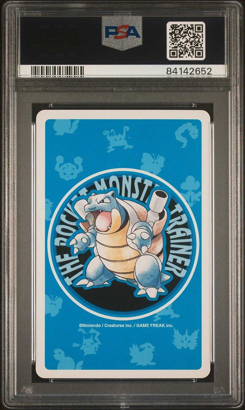 1998 Pokemon Blue Version Playing Cards 149 Dragonite 10 Of Spades PSA 9