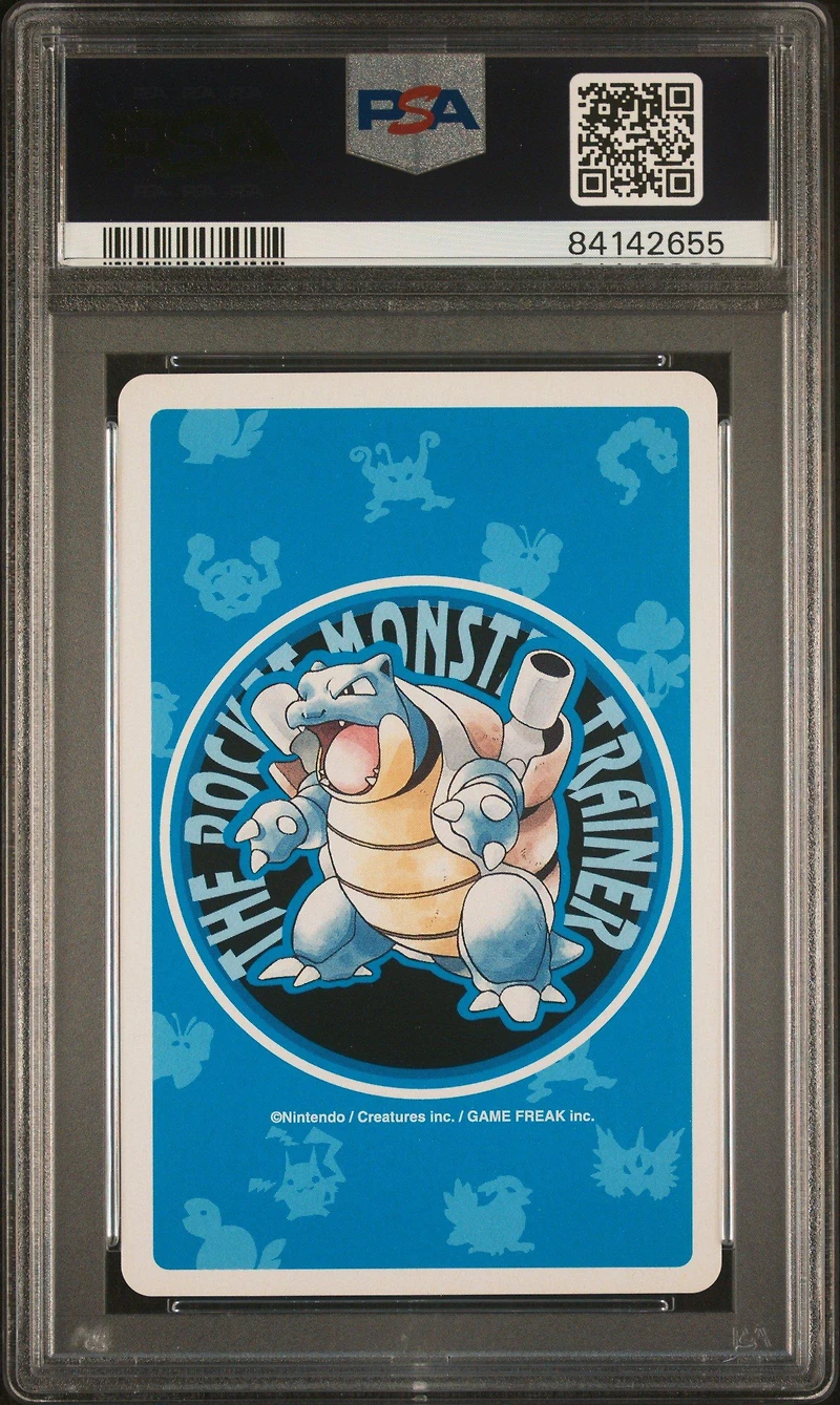 1998 Pokemon Blue Version Playing Cards 004 Charmander Ace Of Clubs PSA 10