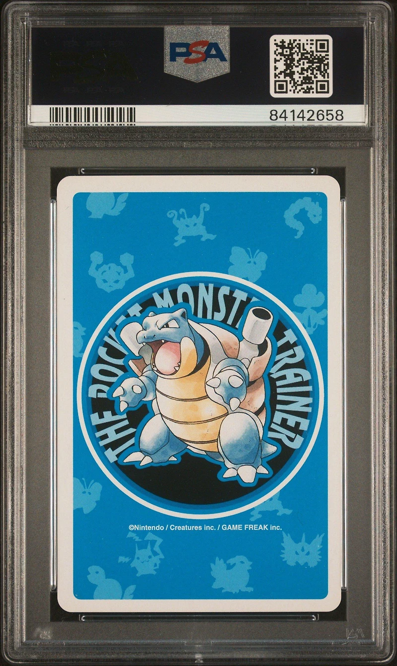 1998 Pokemon Blue Version Playing Cards 146a Moltres 4 Of Clubs PSA 10