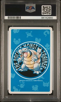 1998 Pokemon Blue Version Playing Cards  Professor Oak Joker PSA 8