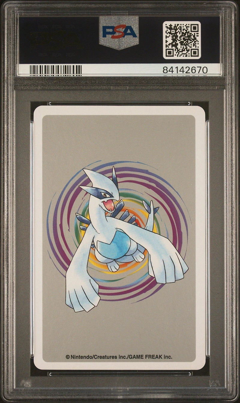 2000 Pokemon Silver Version Playing Cards 058 Growlithe 3 Of Spades PSA 9