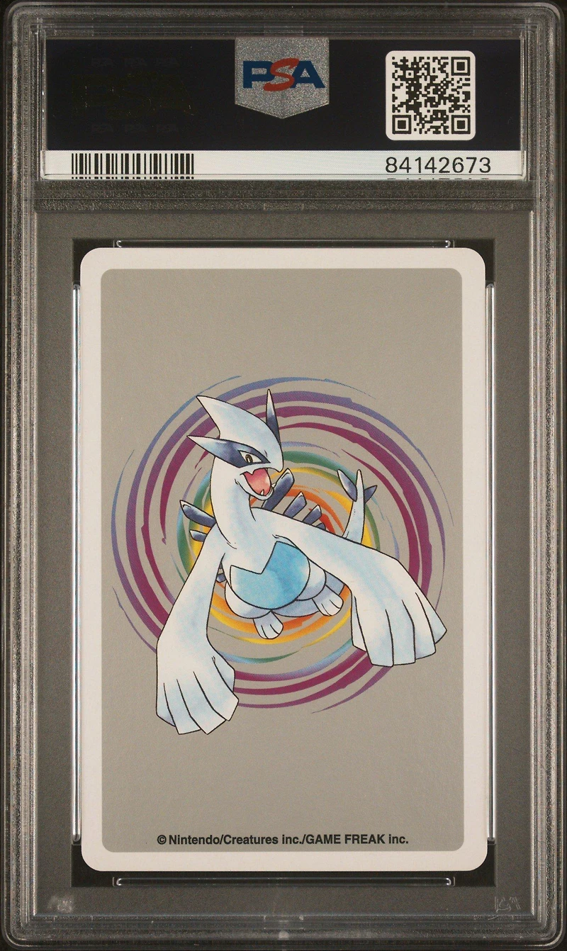 2000 Pokemon Silver Version Playing Cards 199 Slowking King Of Spades PSA 10