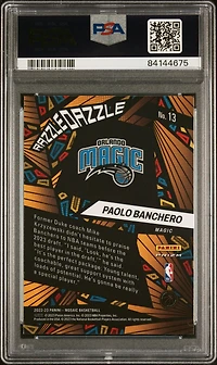 2022 Panini Mosaic Razzle Dazzle 13 Paolo Banchero PSA 10