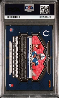 2023 Panini Mosaic Nfl Debut Nd5 Anthony Richardson Mosaic PSA 9