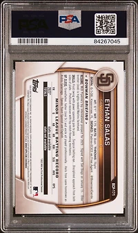 2023 Bowman Mega Box Chrome 171 Ethan Salas PSA 10